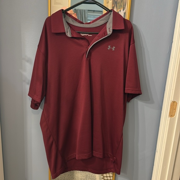SET OF 5.  Under Armour polo shirts, size 3XL FIVE total shirts. - Picture 8 of 10